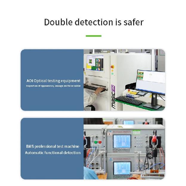 JiaBaiDa Automized Identify 7s-14s 7S 8S 9S 10S 11S 12S 13S 14S 20A 30A LFP NMC Smart BMS 24V 36V 48V Battery Management System