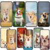 Dog Cute Corgi Cover Phone Casing for Xiaomi Redmi Note 12 11 10 9 Pro 9S 10S 11S 9A 9C NFC 9T 10A 10C 12C Soft Case