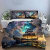 Sailing ship amidst clouds. Bedding sets Duvet cover sets Duvet covers Pillowcases(1 * Duvet Cover 2 * Pillowcases without duvet insert)