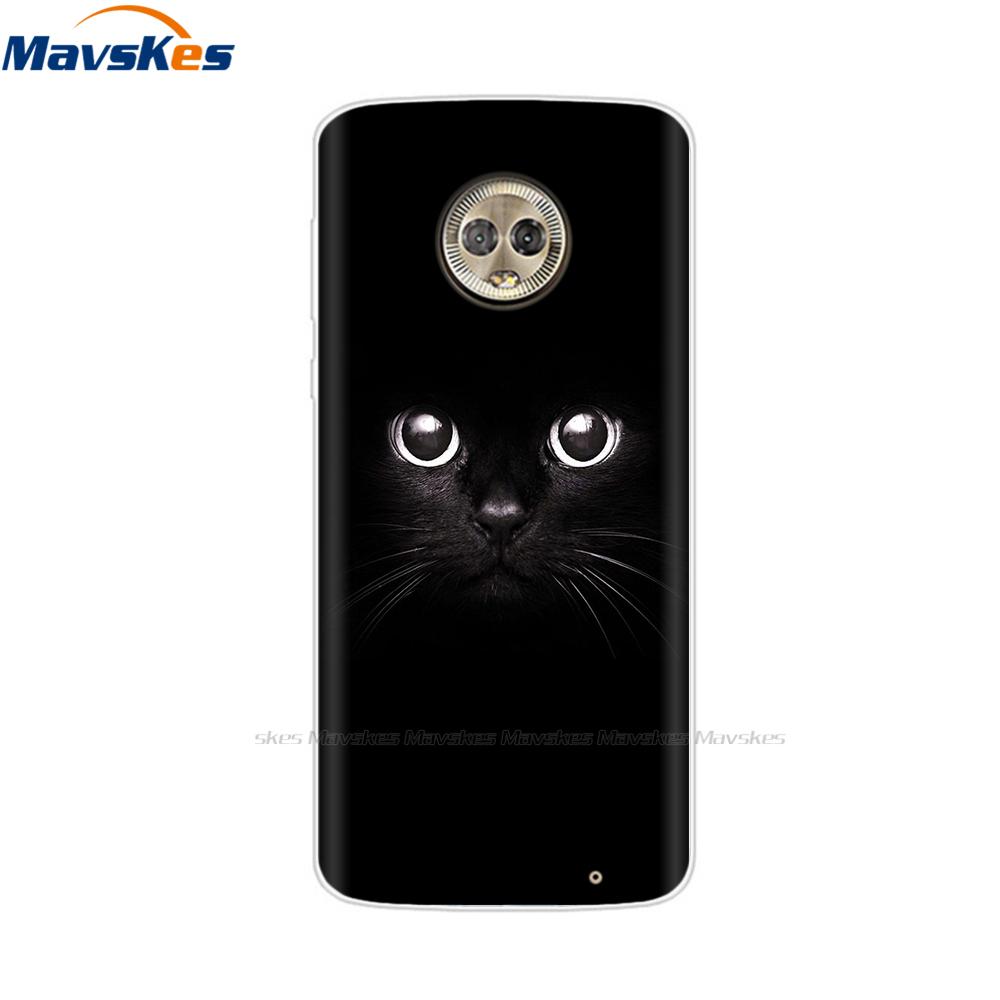 Silicon Case For Moto G6 Plus Case Full Protection Soft Tpu Back Cover On For Motorola MotoG6 G6 Play Bumper Phone Shell Coque