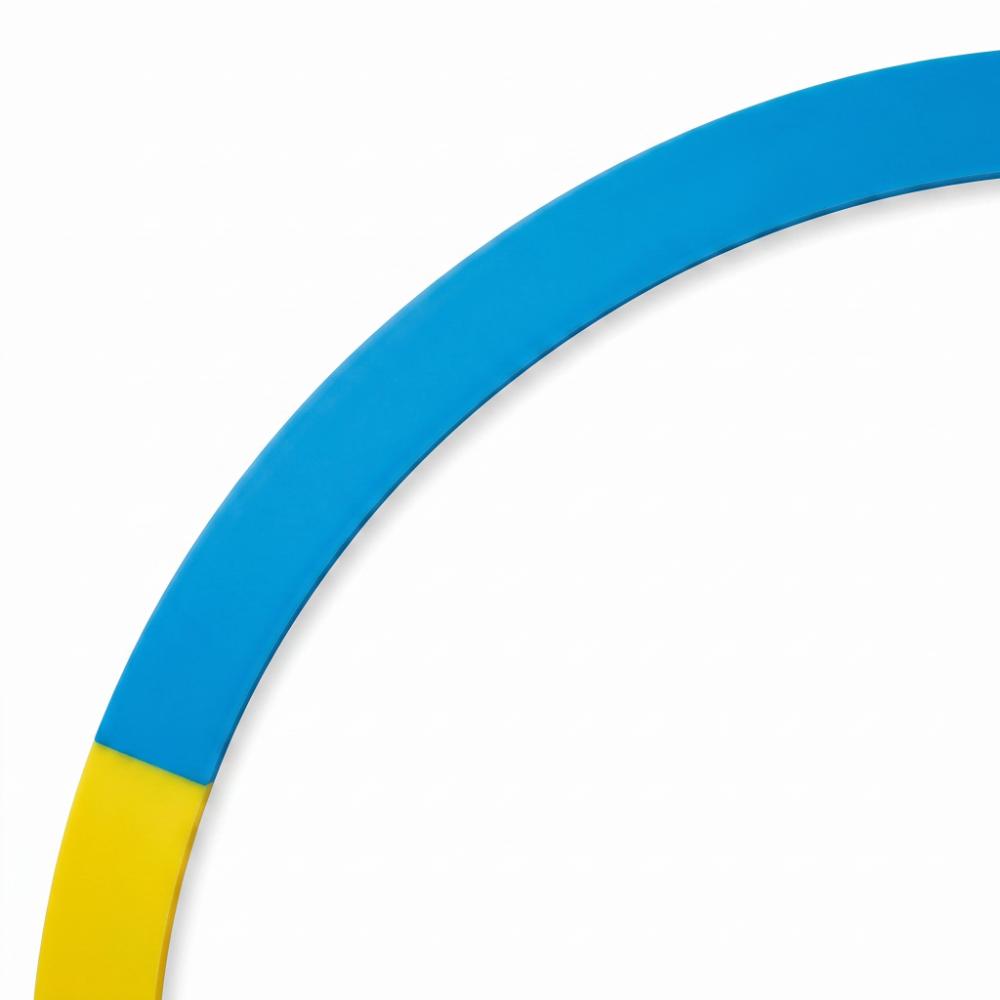 Silicone Material Putting Practice Ring Waterproof Golf Training Aid Putting Chipping синий/жёлтый