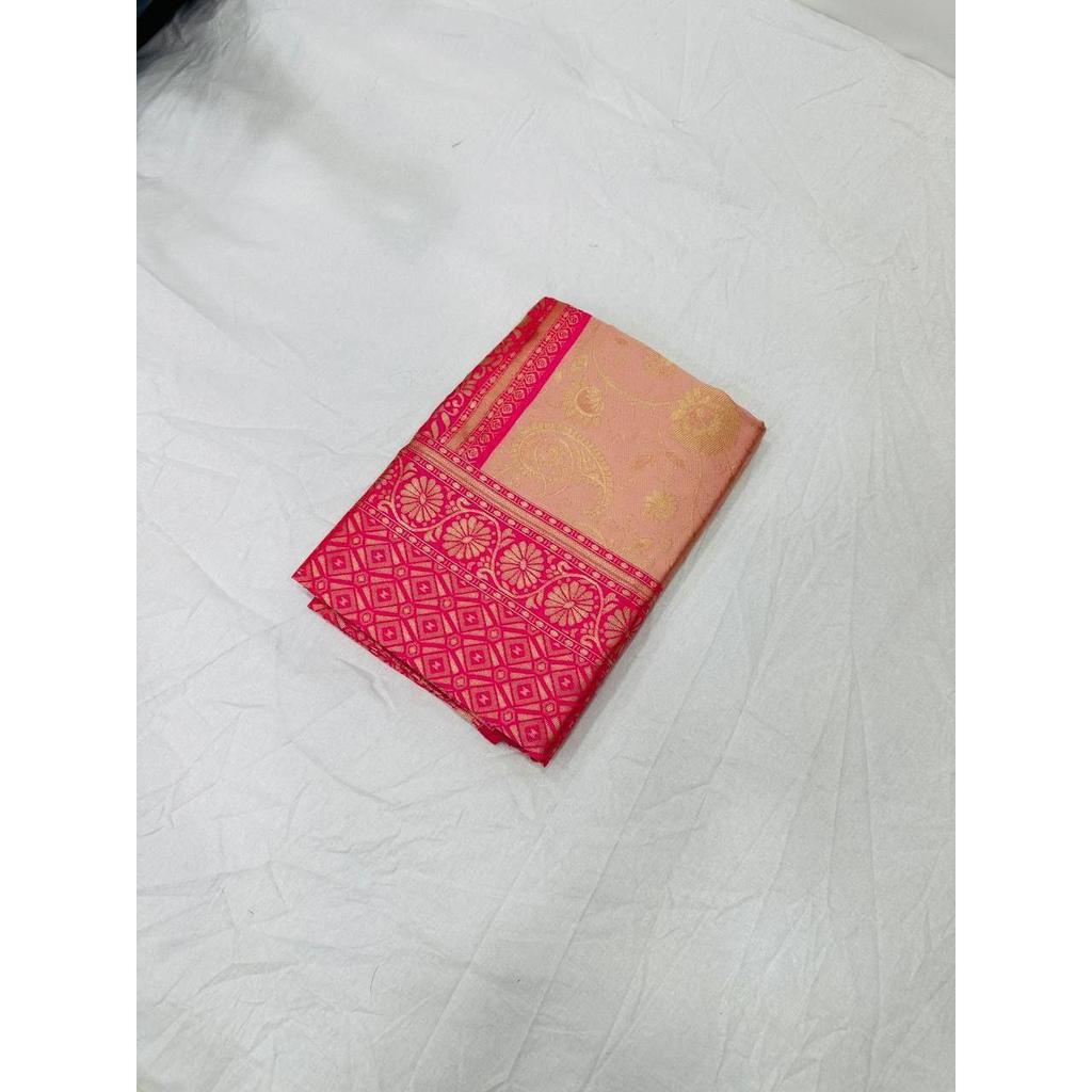 New Arrival - Royal Soft Litchi Silk Jacquard Saree Collection