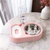 Multi functional pet feeding bowl automatic drinking water to prevent spills and leaks universal feeding bowl for cats and dogs