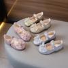Girls' Sequin Princess Leather Shoes: Spring/Fall Children's Fashionable First Steps Shoes
