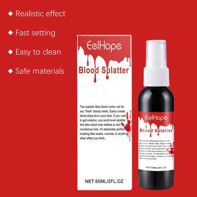 60ml Fake Blut Gel Tube Horror Kostüm Party Werkzeug Halloween L4W9