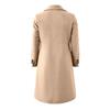 Men's Solid Color Splicing Button Pocket Work Jacket Men's Casual Long Coat