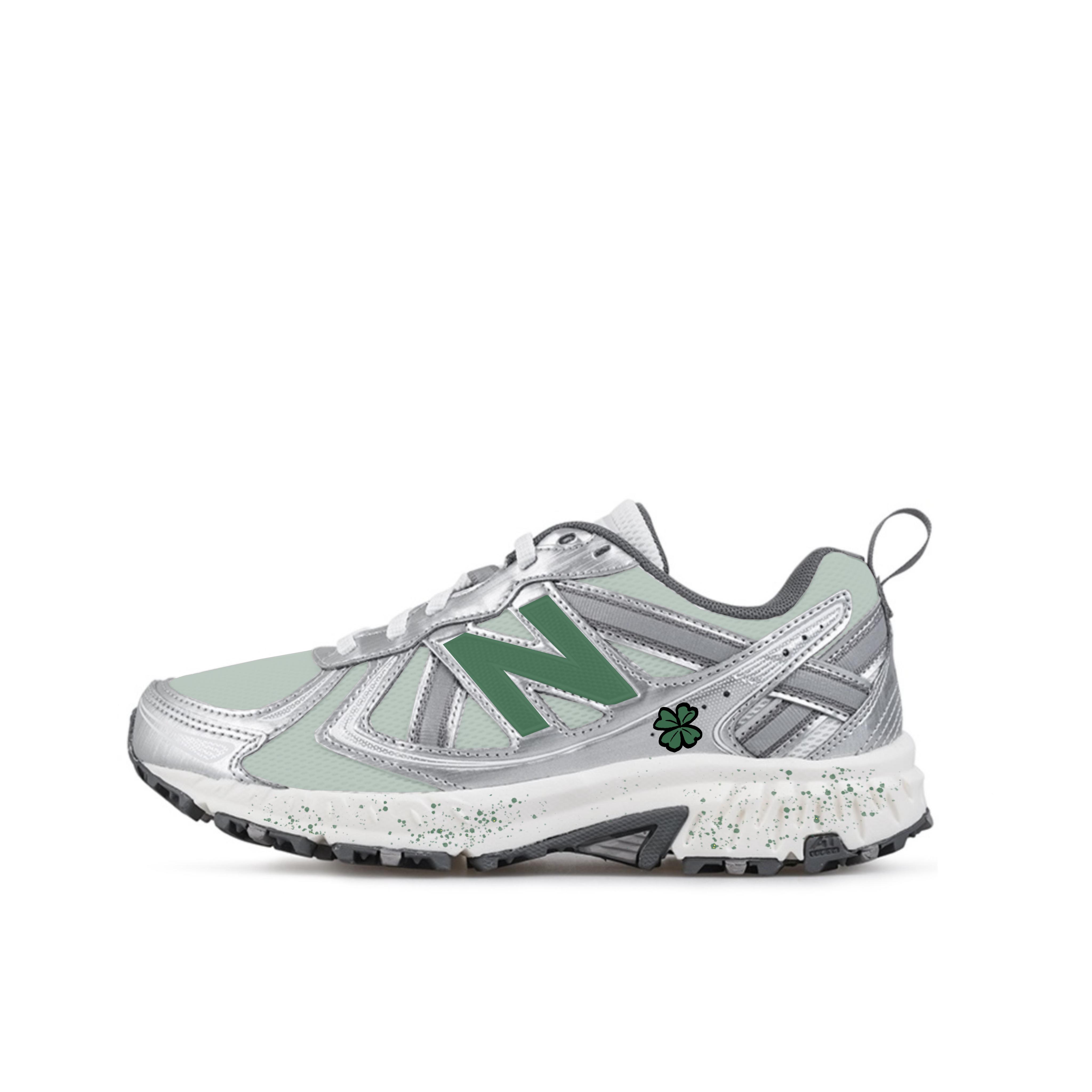 

New Balance NB 410 V5 Cushioning Slip Resistant Low top Running Shoes Unisex Green MT410KM5(Team11180-) 37
