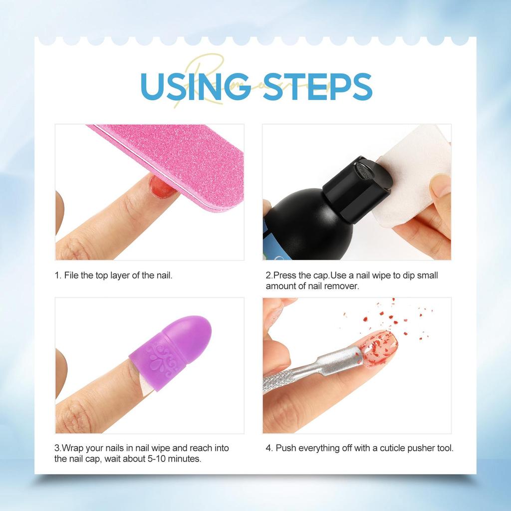 Buy COSCELIA Nail Remover Set Nail Polish Nail Glue Remover Remove