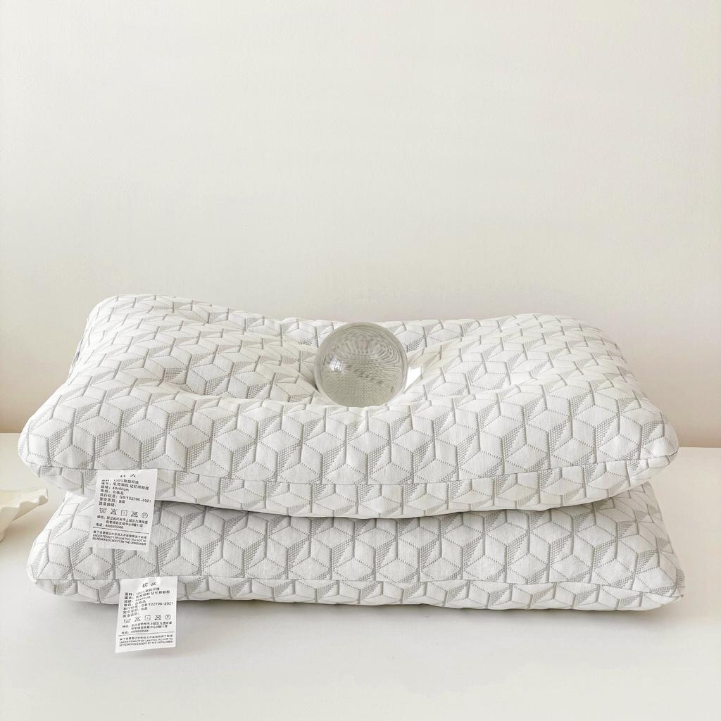 New Thai Natural Latex Pillow Ice Silk Cooling Particle Pillow Light Luxury Pillow Core Pillow
