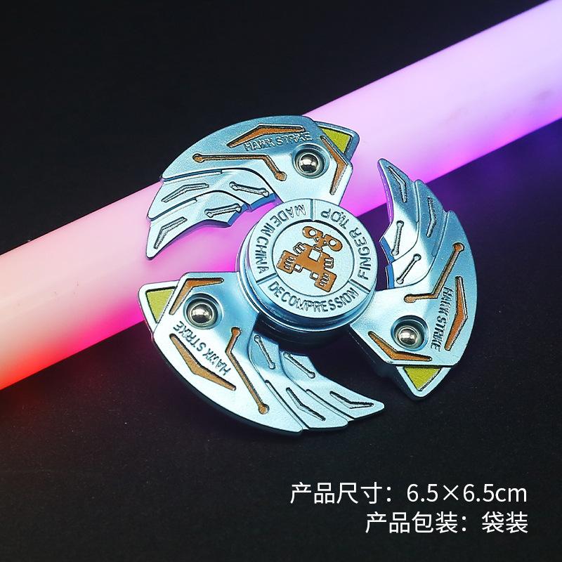 

1 шт. Пластиковый механический трехлопастной спиннер-фиджет для снятия стресса, вращающийся инструмент для вентиляции