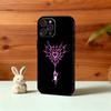 Cool S-Spider Web H-Heart Phone Case For iPhone17,16,15,14,13,12Plus,Pro Max,XS,5G Soft Silicone Black Cover