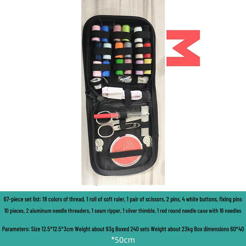 High-Quality Portable Sewing Kit: Travel-Friendly DIY Needle & Thread Box