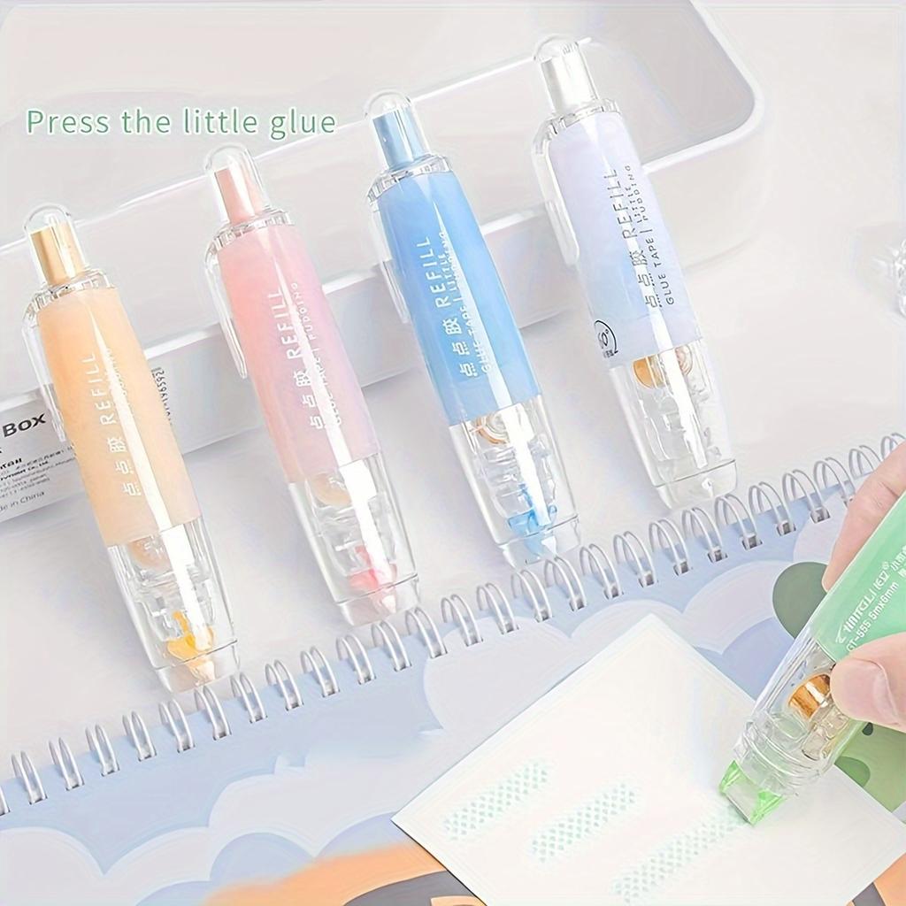Double Sided Tape Roller with Tape Refills, Retractable Scrapbooking Glue Tape Roller, Adhesive Tape Dispenser