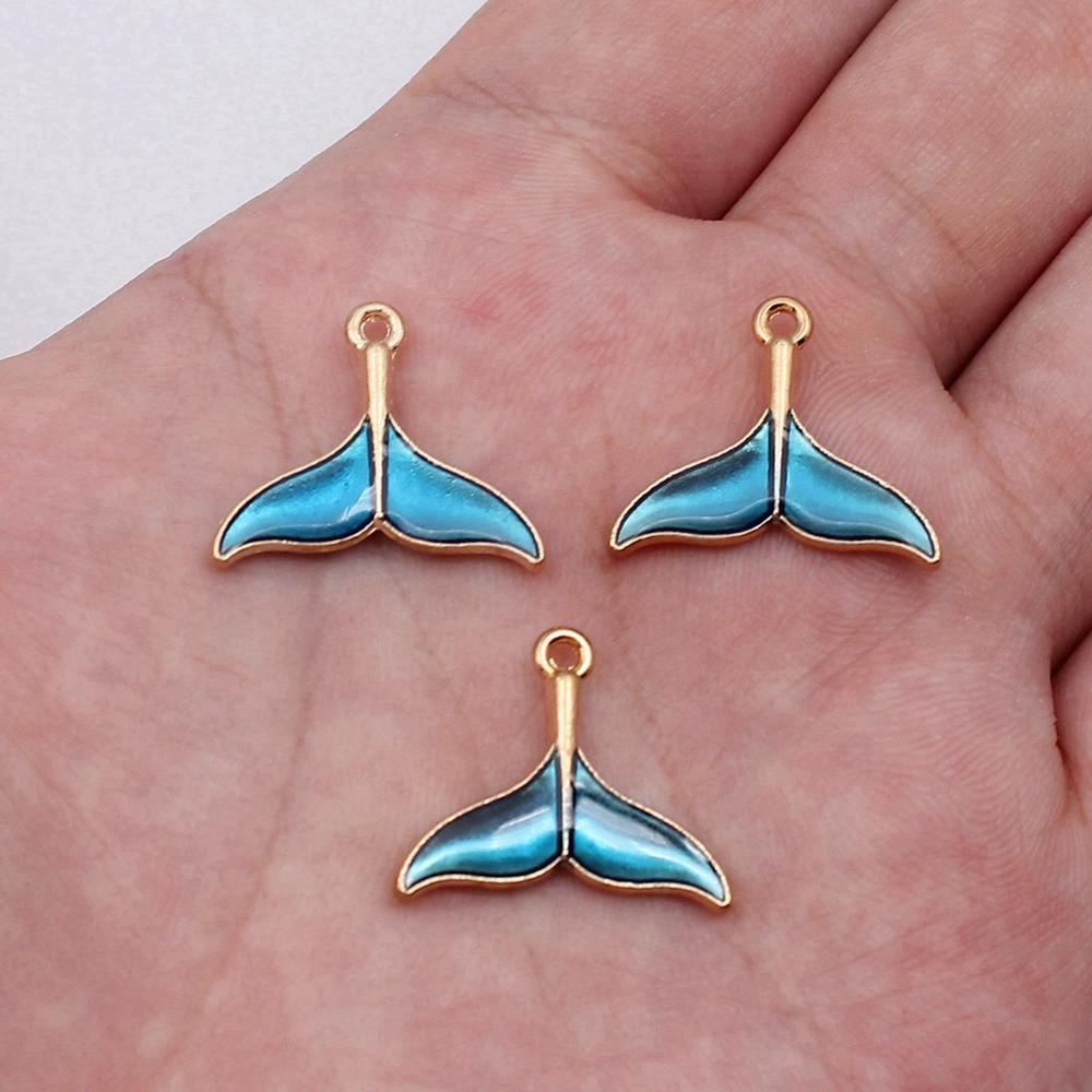 Charms Flamingo Mermaid Enamel Pendants Wedding Jewelry Findings QC054