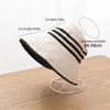 Women's Summer Hat Female Outdoor Beach UV Protection Breathable Empty Top Hats Lady Foldable Hollow Scallop Cap