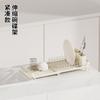 Compact Adjustable Kitchen Dish Drying Rack Countertop Small Space Iron Utensil Organizer With Cutlery Holder