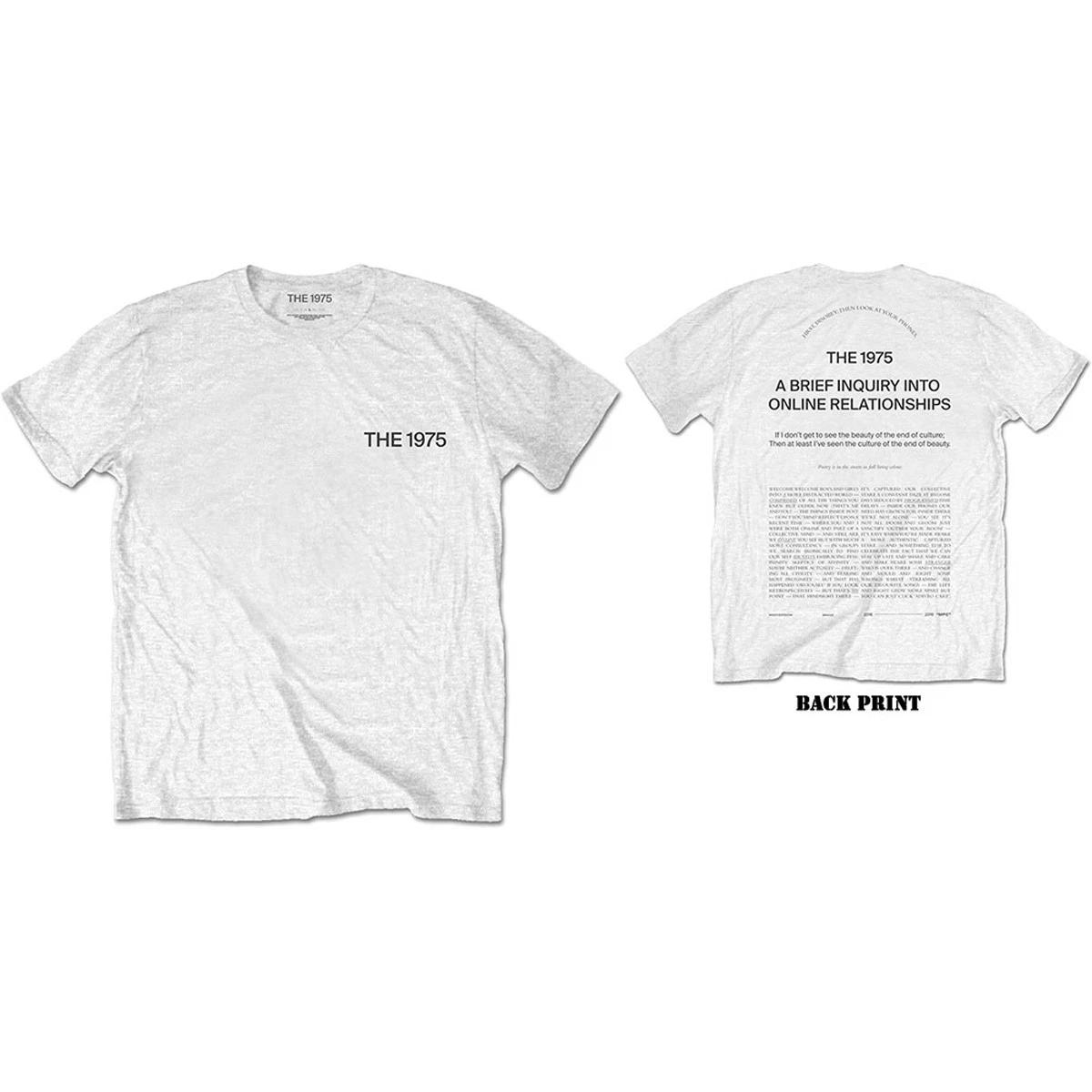 The 1975 Welcome White Official Mens Unisex T-Shirt L