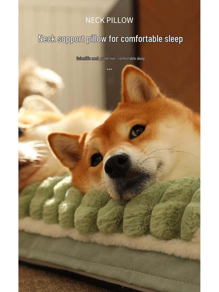 Pet Nest Winter-Thickened Dog & Cat Cushion - Warm and Comfortable.