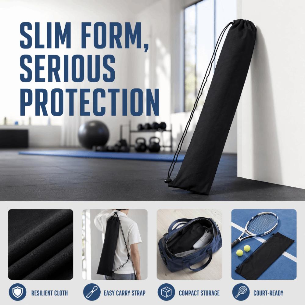 Black Racket Cover Soft Badminton Racquet Storage Bag Durable Badminton Racket Bag Sports Travel