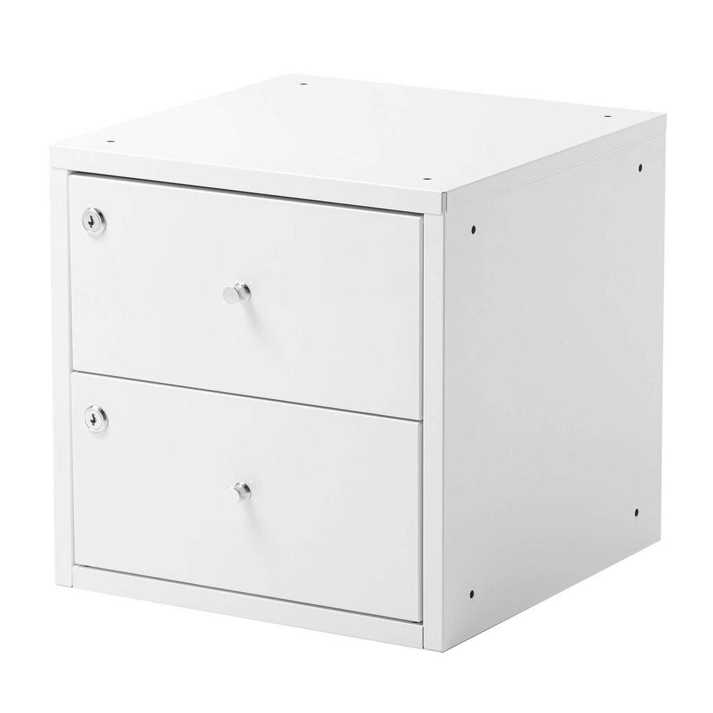 Security Box with 2 A4 Document Small Wired and E-Supply Lock, Drawers, Storage, Smartphones, Tablets, iPads, Storage, Connectable, EEX-SLBOX06