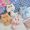Cartoon Squeaky Big Tail Cat Rabbit Little Bear Plush Doll Toy Pendant Backpack Hangings Decoration Gifts
