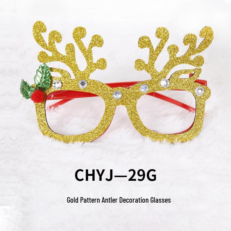 Kreative Weihnachtsbrillen - Weihnachtsmann, Schneemann, Geweih für Erwachsene & Kinder