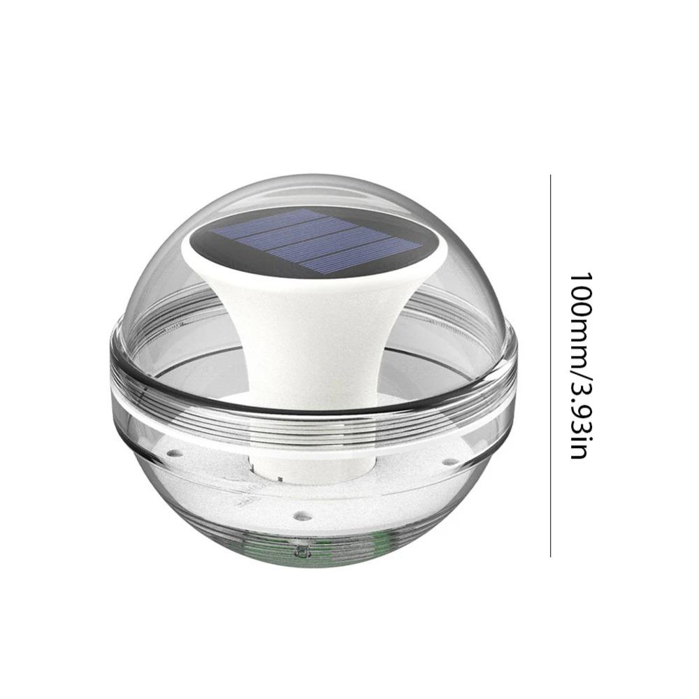 Solar Water Floating Lamp Floating Pool Light Color Changing Pool Landscape Lamp IP65 Waterproof Last Up To12H for Swimming Pool