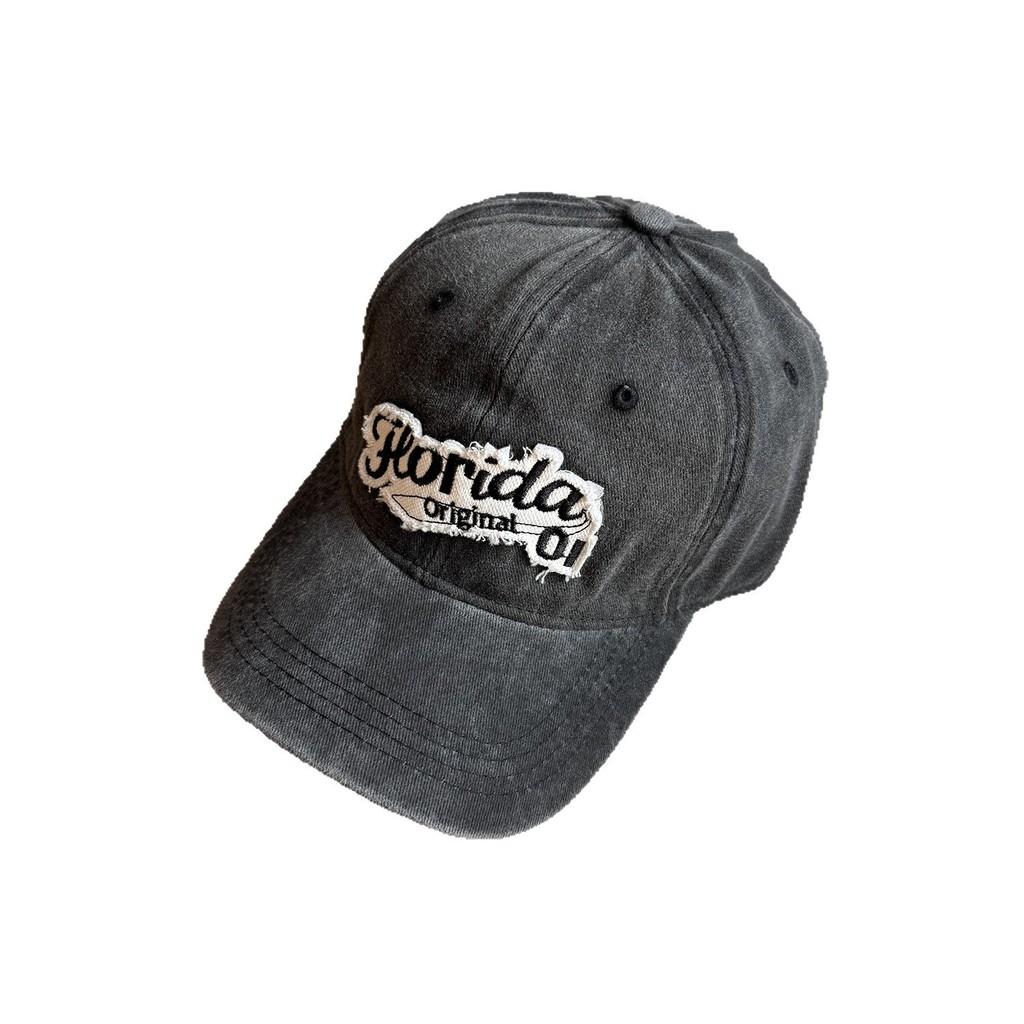 Vintage Retro Baseball Cap For Women Men With Embroidery Adjustable Sun Hat For Summer Casual Fashion