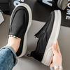 Internet celebrity popular men's shoes 2025 summer new canvas one-pedal casual board shoes versatile soft sole Korean version of lazy shoes