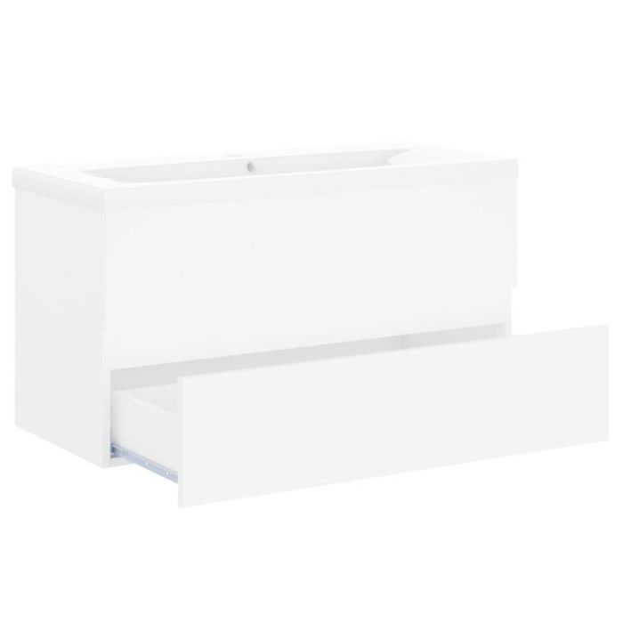 VidaXL Sink Cabinet with Integrated Sink, Sink Unit with Storage, Bathroom Vanity Cabinet, 3071558