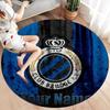 Club Brugge KV Custom Name Round Area Rug,Carpet Rug for Living Room Bedroom Sofa Playroom Decor,Non-slip Floor Mat