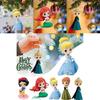 Pendentifs Ornements Scintillants Disney Princess pour Sapin de Noël