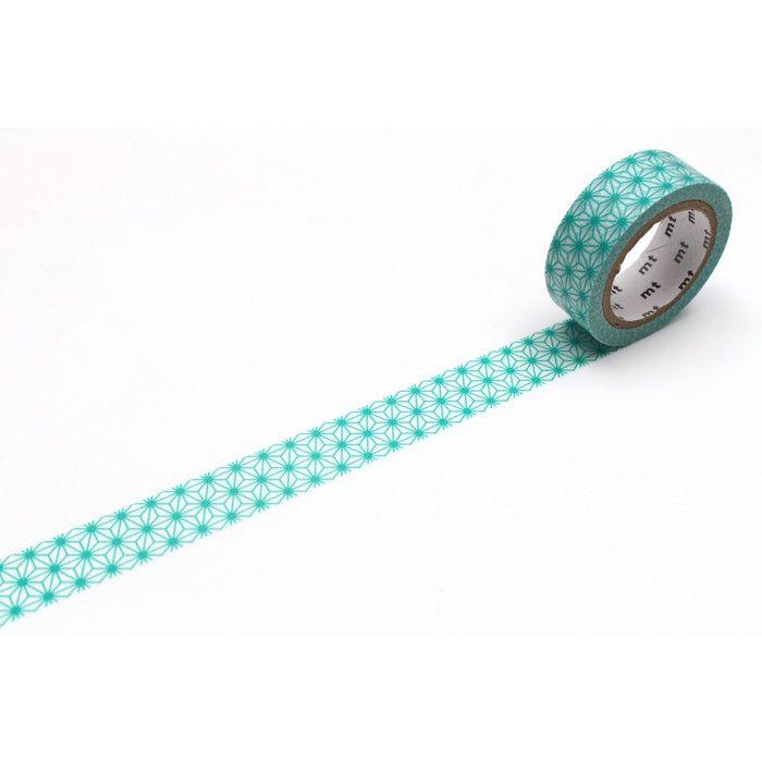 Masking Tape MT étoile asanoha vert