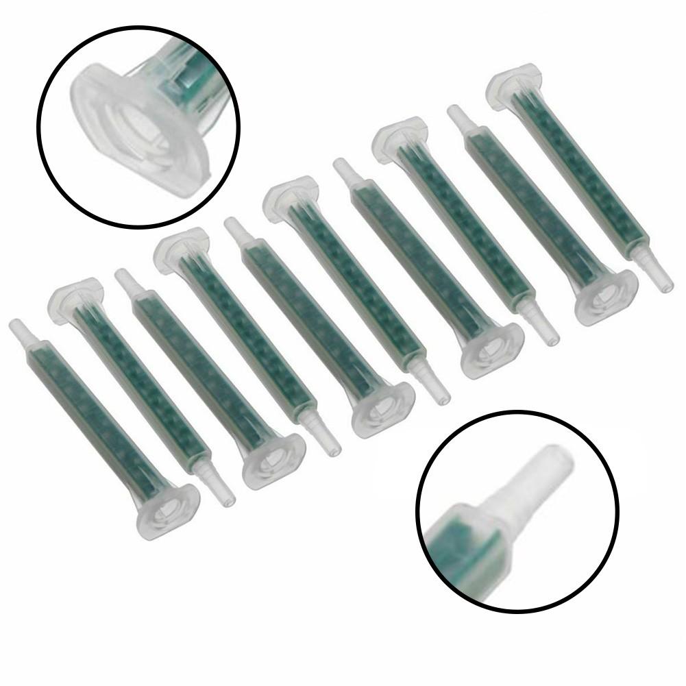 50 PCS 2K Mixing Tips Mixer Nozzles Mixer Tip Static Mixer Resina Epoxy Glue Accessories Two Component Liquid Mixer