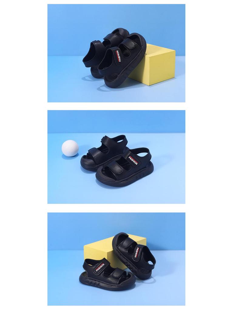 2026 Korean-Style Closed-Toe Sandals for Kids, Age 2-6, Soft Sole, Anti-Kick, Perfect for Summer Beach Activities