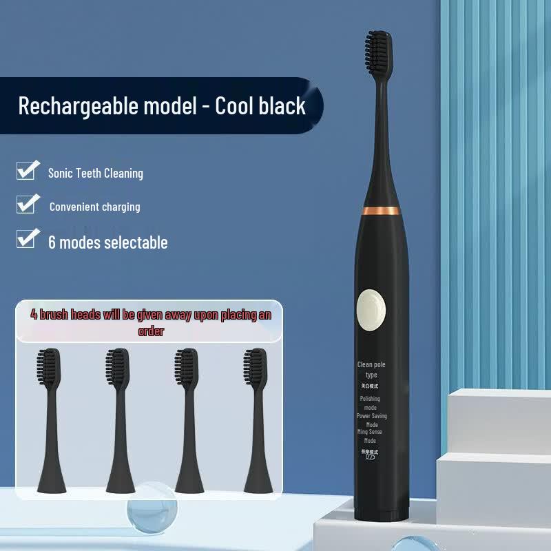 

Miling Sonic Electric Toothbrush Gift Set CN plug (adapter included)