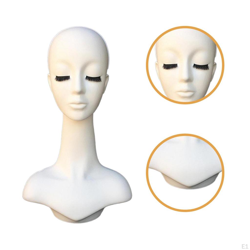 Weiblicher Schaufensterpuppenkopf Displayständer Mannequin Halter für Brillen Schmuck Schals