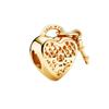 Ensemble de Pendentifs Charms Perles DIY pour Bracelet Argenté Série Fleur Cœur Caméléon Cube Cadeau Bijoux