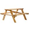KADAX Garden Bench Wooden Bench For Children With Table Garden Table