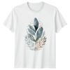Botanical Leaf T-Shirt Unisex Nature Aesthetic Gift For Him And Her