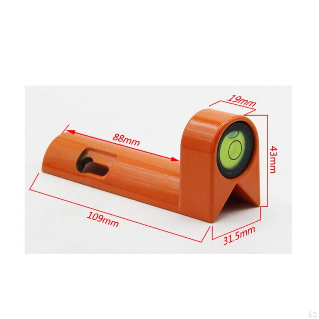 Right Angle Level Portable Pole Handheld Leveling Tool for Surveyors, Builders,