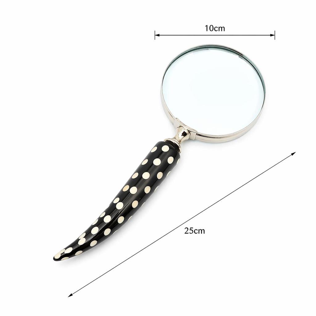 Classic Polka Dot Handle Magnifying Glass