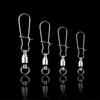 Premium Stainless Steel Ball Bearing Fishing Swivel With Secure Lock Snap Set