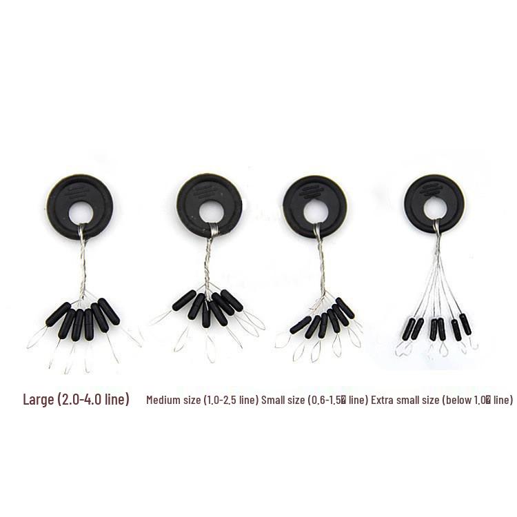 Olive Black Space Beans - Long Cylindrical Head Fishing Tackle Accessories