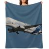 The Airbus Beluga XL Throw Blanket for winter blankets ands Sofa Quilt Warm Blankets