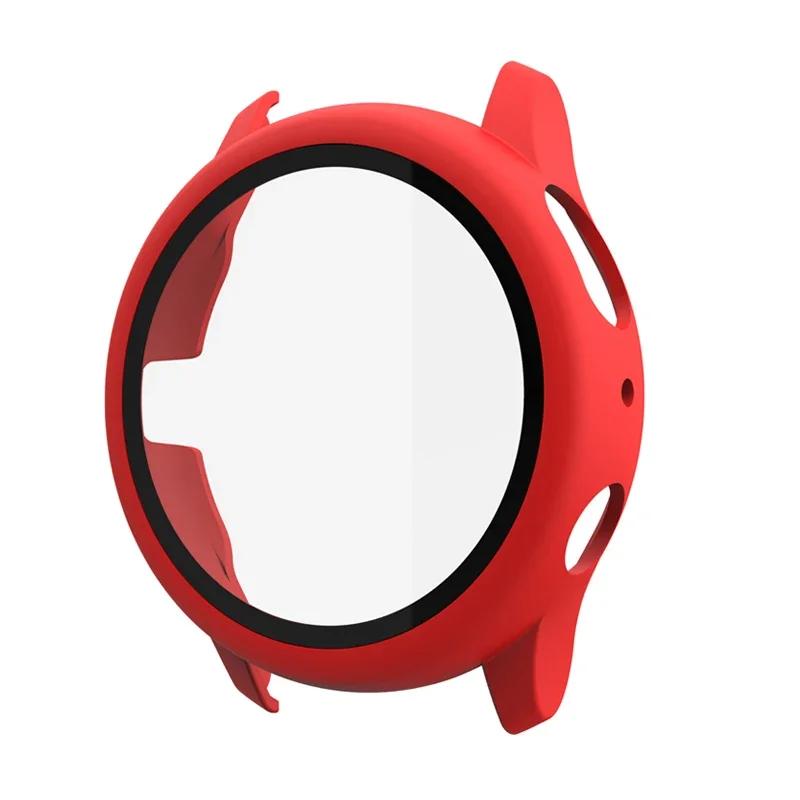 Glass+Case For Samsung Galaxy watch active 2 44mm 40mm All-Around cover bumper+Screen Protector film correa active2 44 mm 40 mm
