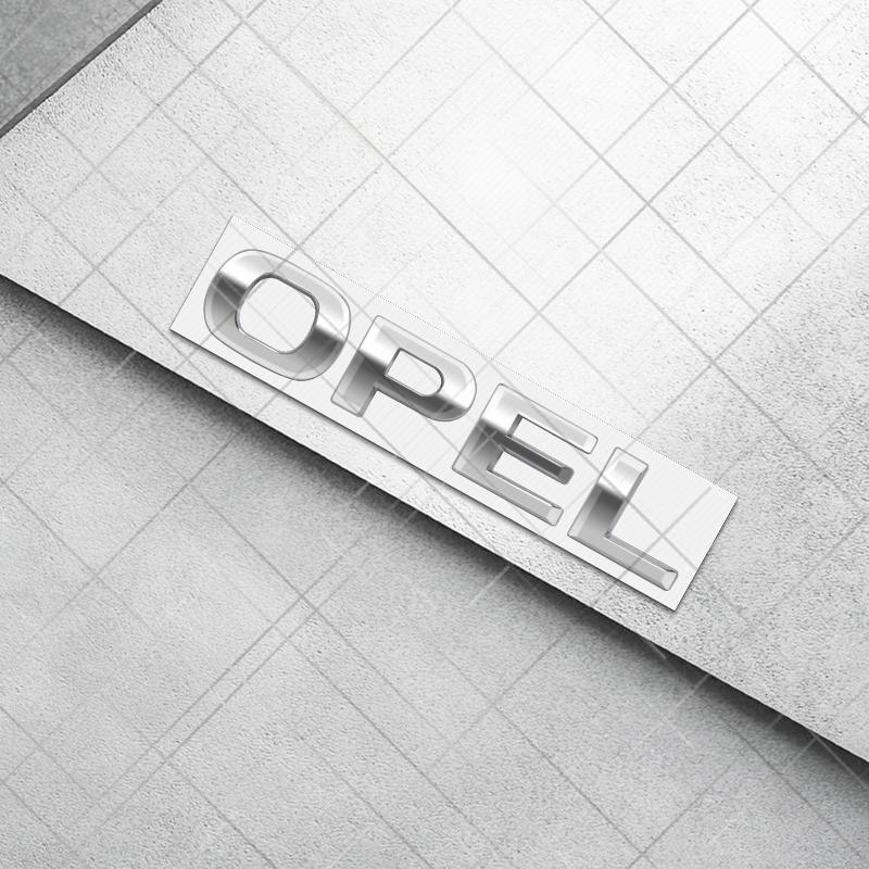 Metall 3D Für OPEL Corsa Logo Astra Adam Insignia GTC Movano Zafira Auto Styling Heckklappe Buchstaben Emblem Aufkleber Auto Zubehör
