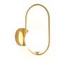 Wall Sconce - NETTLIFE - Nettlife Modern Wall Lamps - Gold Glass G9 - Design Metal - 10x22x32 Cm
