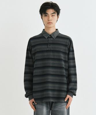 ENDOOR Vtg Evening Stripe Polo Shirt (Vtg Navy)