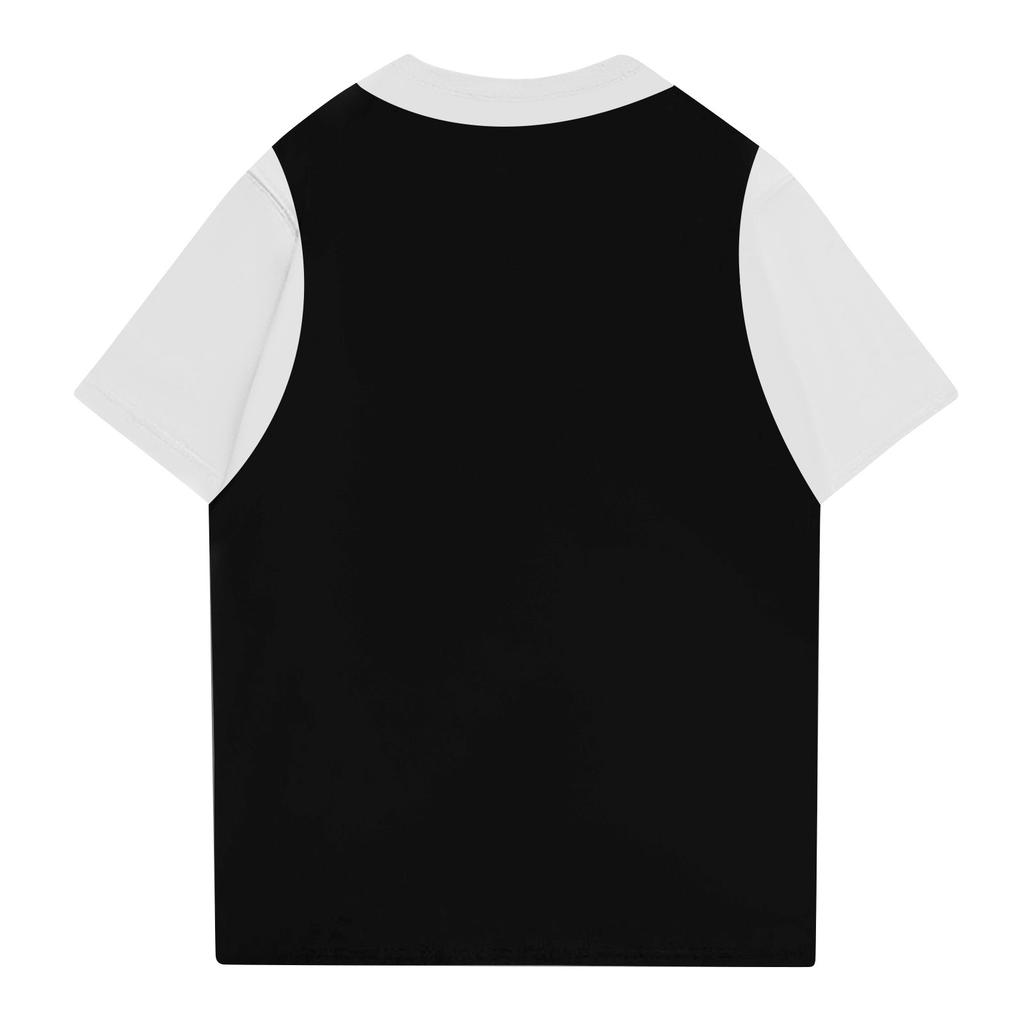 Fashionable Aldult Round Neck Short Sleeve Work Clothes Printed Tops For Summer Tops